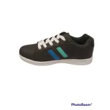 Juniorská rekreační obuv AUTHORITY KIDS Arvin black swedish blue hol green · záber 2