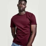 Tričko, Barva Bordó , s Potiskem Basic T Shirt · záber 4