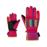 Juniorské lyžařské rukavice ZIENER Lamil-Z AS-115015-766-Pop pink · záber 1