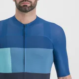 Pánský cyklistický dres s krátkým rukávem SPORTFUL Snap jersey, galaxy blue dark berry blue · záber 4