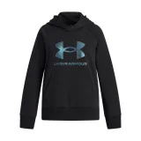 Dívčí zateplená mikina s kapucí UNDER ARMOUR UA Rival Flc Shimmer Hdy · záber 2