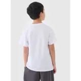 Chlapecké tričko s krátkým rukávem 4F JUNIOR TSHIRT M2331-10S-WHITE · záber 3