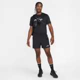 Pánské běžecké tričko s krátkým rukávem NIKE M NK DF UV MILER FLASH SS-010-Black · záber 4