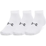 Ponožky UNDER ARMOUR UA Essential Low Cut 3 pack-WHT-1365745-100 · záber 1