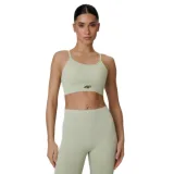 Dámská sportovní tréninková podprsenka 4F SPORT BRA F203-42A LIGHT GREEN ALLOVER · záber 1