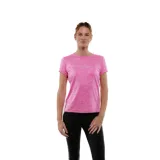 Dámské turistické tričko s krátkým rukávem EVERETT TecaShirt W blue melange · záber 1