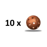 Florbalový míček TRIX IFF - měděný - 10 ks · záber 2