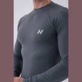 NEBBIA Pánské tričko Long-Sleeve Active Grey · záber 4