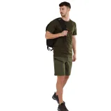 Pánské turistické kraťasy FUNDANGO Roger Trekking Short-590-oliv · záber 3