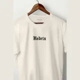 Tričko, Barva Ekru, s Potiskem Hedrix Retro · záber 2