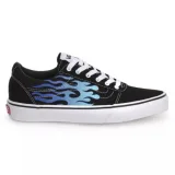Chlapecká rekreační obuv VANS Ward Flame black white · záber 1