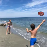 Frisbee - létající talíř SCHILDKROT Neoprene Disc - červený · záber 2
