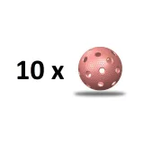Florbalový míček TRIX IFF - jahodový - 10 ks · záber 2