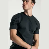 Tričko, Barva Železitě Šedá, s Potiskem Basic T Shirt · záber 2