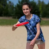 Frisbee - létající talíř SCHILDKROT Speeddisc Basic - červený · záber 3