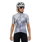 Dámský cyklistický dres s krátkým rukávem SILVINI Calnia · záber 1