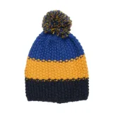 Chlapecká zimní čepice COLOR KIDS Hat - Colorblock, zinnia · záber 1