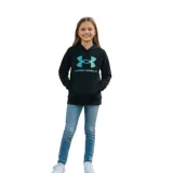 Dívčí zateplená mikina s kapucí UNDER ARMOUR UA Rival Flc Shimmer Hdy · záber 1