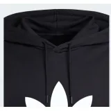 Pánská mikina s kapucí ADIDAS ORIGINALS TREFOIL HOODY BLACK WHITE · záber 5