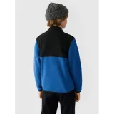 Chlapecká fleecová mikina se zipem 4F JUNIOR FLEECE-JWAW24TFLEM212-32S-DENIM · záber 3