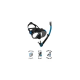 Potápěčský snorklovací set CRESSI BIG EYES EVOLUTION+ALPHA UD COMBO BLACK BLUE · záber 2