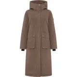 Didriksons Melody 2 Long, dámská parka, mocha brown · záber 1