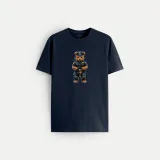 Tričko, Barva Bílá, s Potiskem Policebear · záber 5