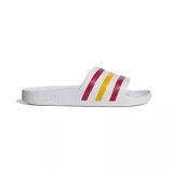 Pánské pantofle (plážová obuv) ADIDAS Adilette Aqua M cloud white team power red 2 crew yellow - Barva: biela · záber 2