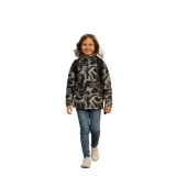 Dívčí lyžařská fleece mikina 4F JUNIOR FLEECE UNDERWEAR F061-4FJWAW25UFLEF061-93A-MULTICOLOUR 3 ALLOVER · záber 1