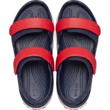 Chlapecké sandály CROCS Crocband Cruiser Sandal T navy varsity red · záber 4