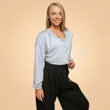 BeastPink Women‘s Breeze Top Dove - Velikost: XS | Barva: modrá | Pohlavie: Dámské | Hmotnost: 0,353 kg | Balení: 55 · záber 4