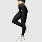 Bezešvé legíny Iron Aesthetics Dynamic, černé · záber 5