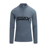Swix RaceX Merino Half Zip, pánské, šedá · záber 6