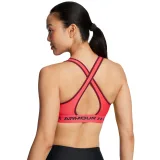 Dámská sportovní tréninková podprsenka UNDER ARMOUR Crossback Mid Bra-RED · záber 2