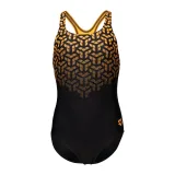 Dívčí plavecké jednodílné plavky ARENA GIRLS KIKKO V SWIMSUIT SWIM PRO BACK · záber 2
