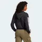Dámská mikina se zipem ADIDAS W 3S FT FZ HD BLACK WHITE · záber 4