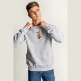 Mikina, Barva Bílá, s Potiskem Street Credit Teddy · záber 12