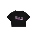 Dívčí tričko s krátkým rukávem 4F JUNIOR TSHIRT-JWSS24TTSHF1144-20S-DEEP BLACK · záber 5