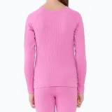 Dívčí termoprádlo vrchní a spodní díl 4F JUNIOR SEAMLESS UNDERWEAR F251-4FJWAW25USEAF251-55S-HOT PINK · záber 4