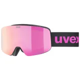 Uvex pwdr FM, lyžařské brýle, junior, černá/růžová · záber 2