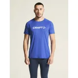 Pánské tréninkové tričko s krátkým rukávem CRAFT T-Shirt CORE Essence Logo - Velikost: S | Barva: modrá · záber 9