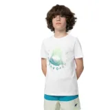 Chlapecké tričko s krátkým rukávem 4F JUNIOR TSHIRT M283-10S-WHITE · záber 1