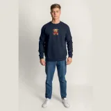 Mikina, Barva Černá, s Potiskem Criminal Teddy · záber 8