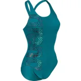 Dámské plavecké jednodílné plavky ARENA WO KIKKO PRO SWIMSUIT V BACK GRAPHIC · záber 3