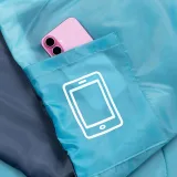 Turistický mumifikovaný spací pytel SPOKEY COZY Sleeping bag, 10°C, navy - Barva: čierna · záber 6