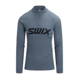 Swix RaceX Merino Half Zip, pánské, šedá · záber 5