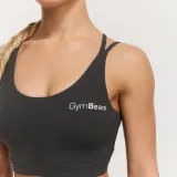 GymBeam Sportovní podprsenka BEAT Charcoal - Velikost: XS | Barva: sivá | Hmotnost: 0,09 kg | Balení: 25 · záber 2