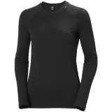 Helly Hansen Lifa Merino Midweight Crew, dámské, černá · záber 1