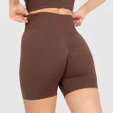 Dámské sportovní šortky Iron Aesthetics Ultimate, hnědé · záber 5
