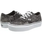 Dámská rekreační obuv VANS WM Doheny Platform (Denim Dots) black white · záber 4